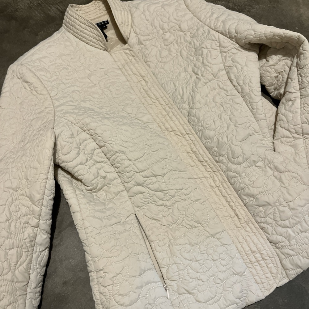 Spanner Cream Quilted Puffer Jacket - image 4